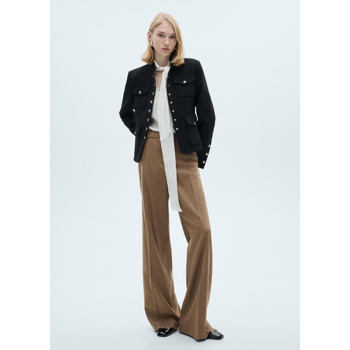 MANGO - Blazer Casual Mujer Mango