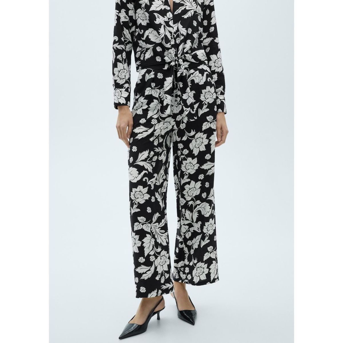 MANGO - Pantalón Straight Casual Mujer Mango