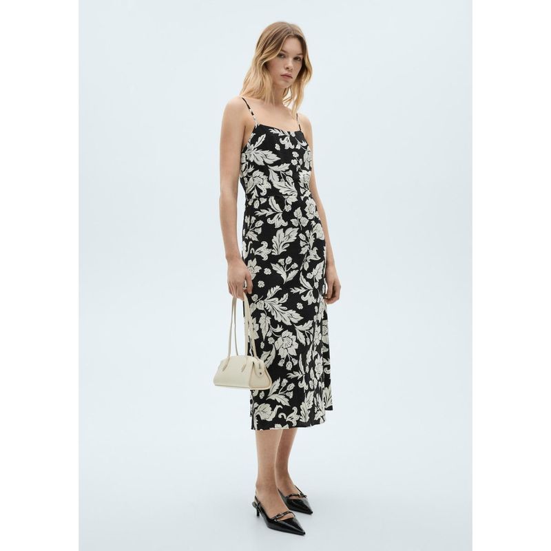 MANGO - Vestido Largo Casual Mujer Mango