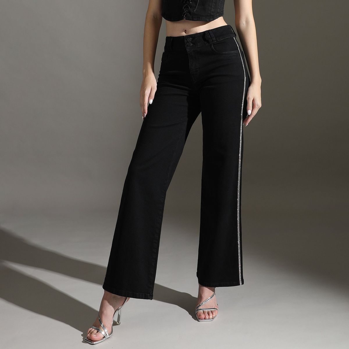 MOSSIMO - Jean Straight Algodón Mujer Mossimo