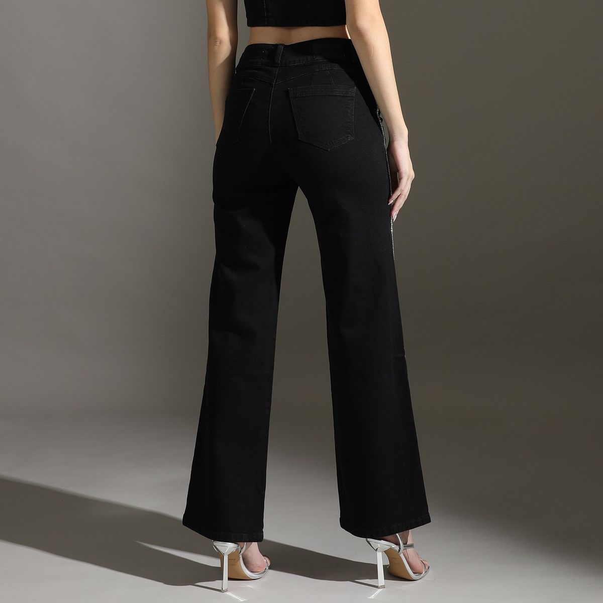 MOSSIMO - Jean Straight Algodón Mujer Mossimo