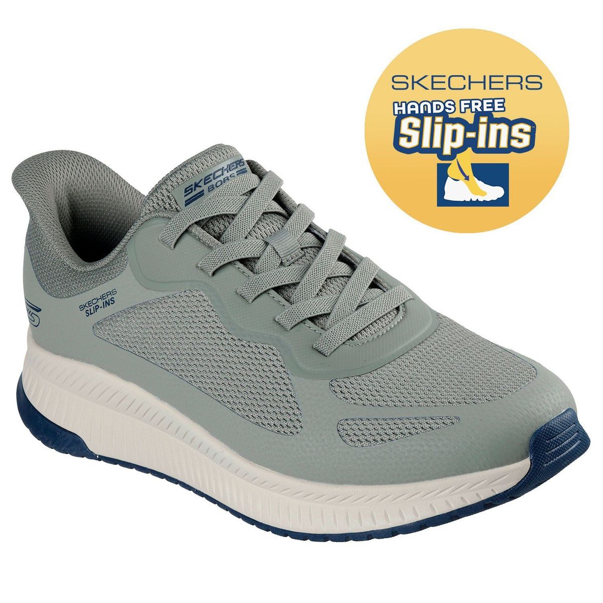 SKECHERS - Zapatillas Urbanas Hombre Skechers Bobs Squad 4 Slip Ins