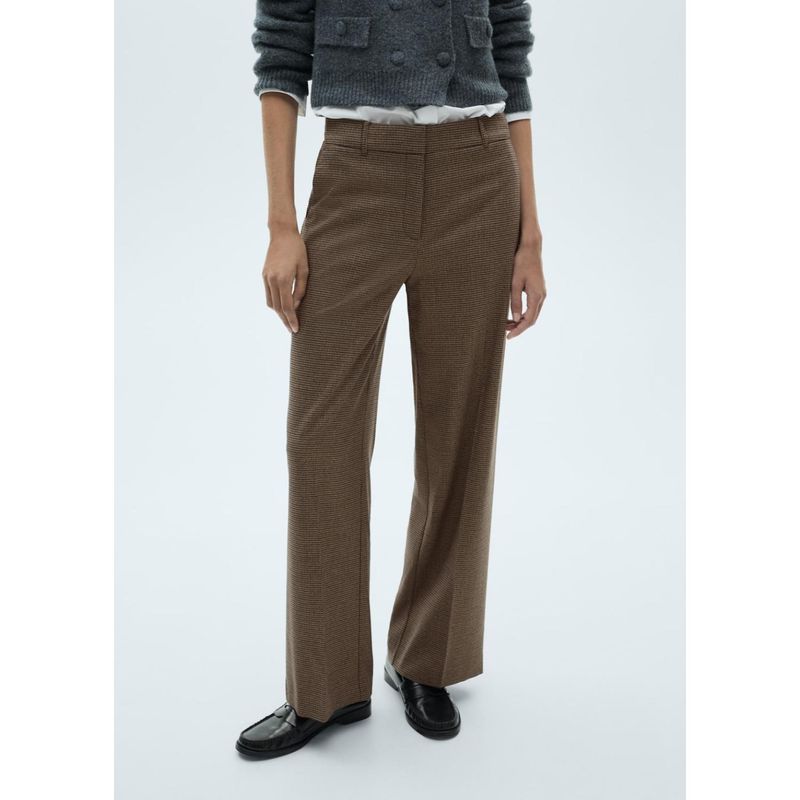 MANGO - Pantalón Straight Casual Mujer Mango