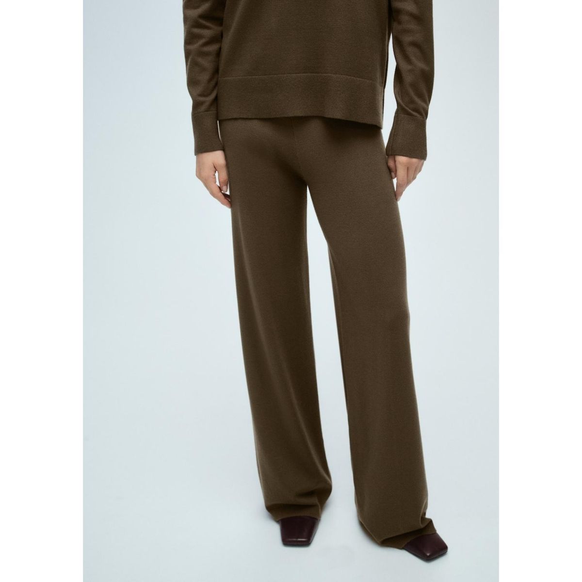 MANGO - Pantalón Wide Casual Mujer Mango