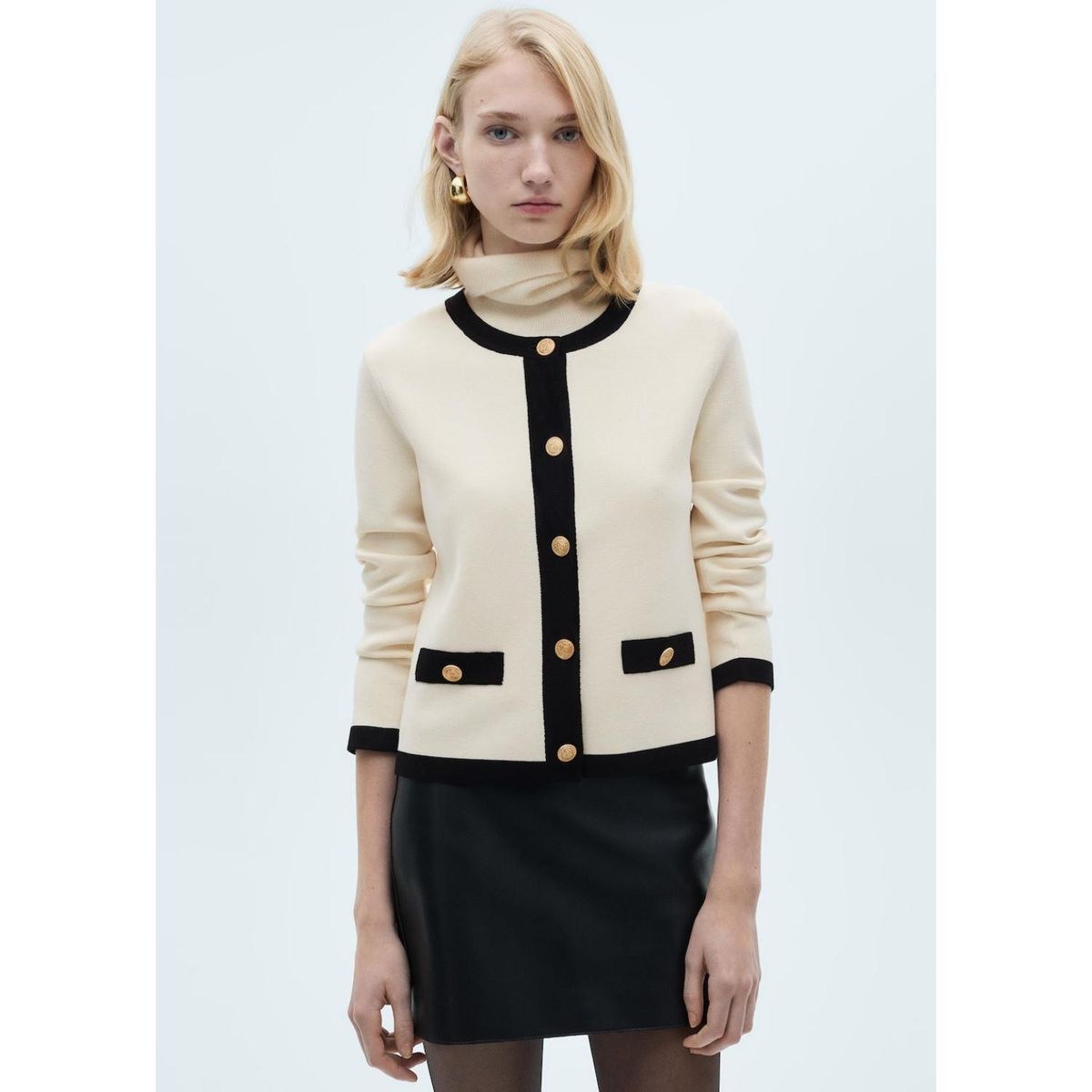 MANGO - Cárdigan Casual Mujer Mango