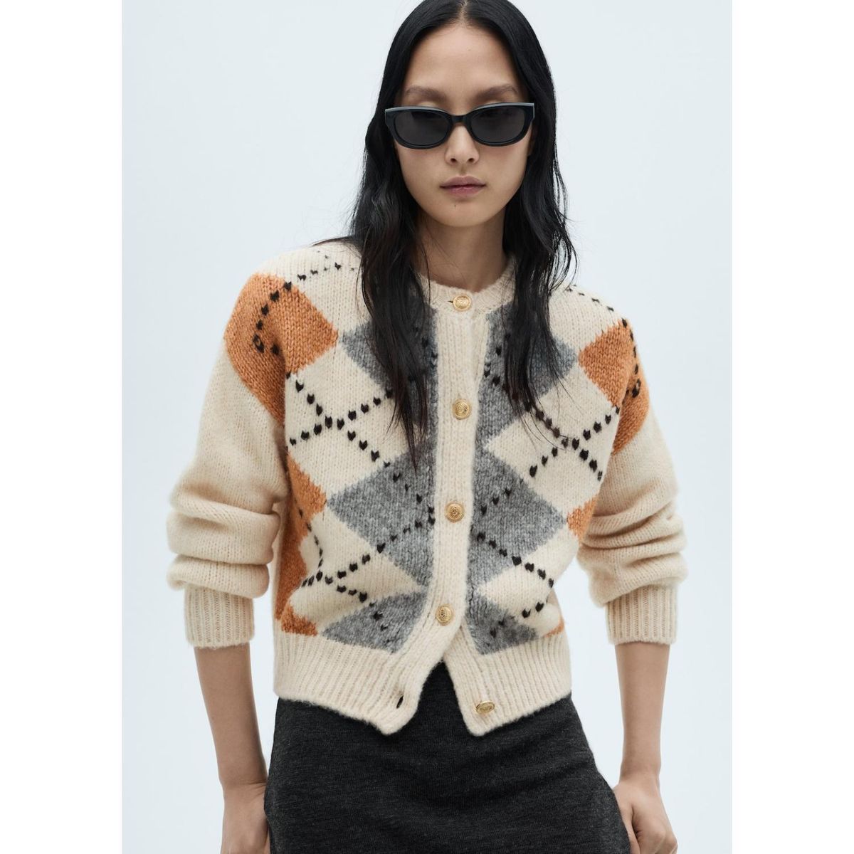 MANGO - Cárdigan Casual Mujer Mango