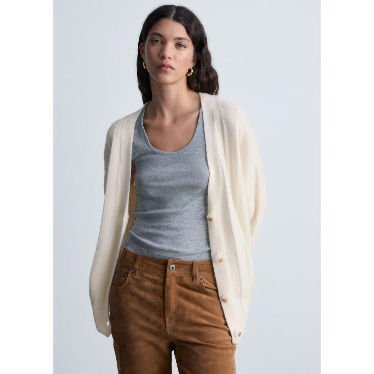 MANGO - Chompa Casual Mujer Mango