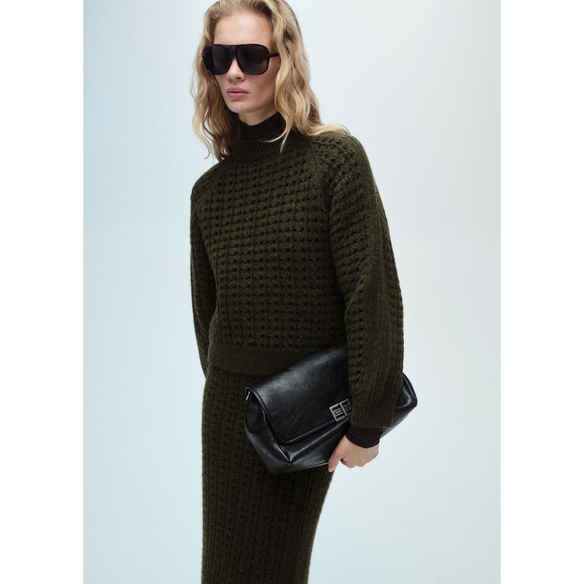 MANGO - Chompa Casual Mujer Mango