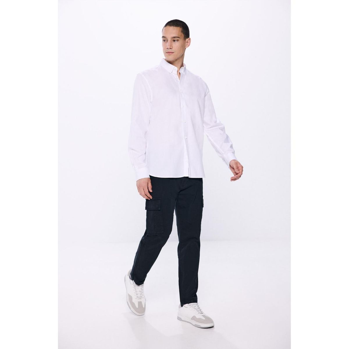 SPRINGFIELD - Camisa Manga Larga 100% Algodón Hombre Springfield