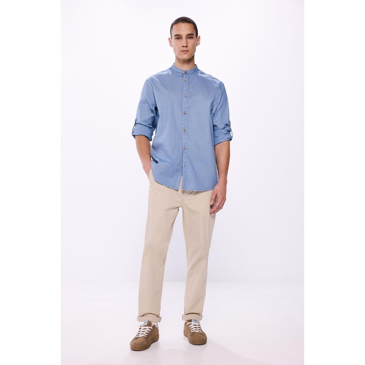 SPRINGFIELD - Camisa Manga Larga 100% Algodón Hombre Springfield