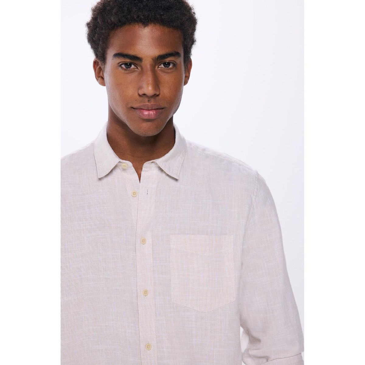 SPRINGFIELD - Camisa Manga Larga 100% Algodón Hombre Springfield