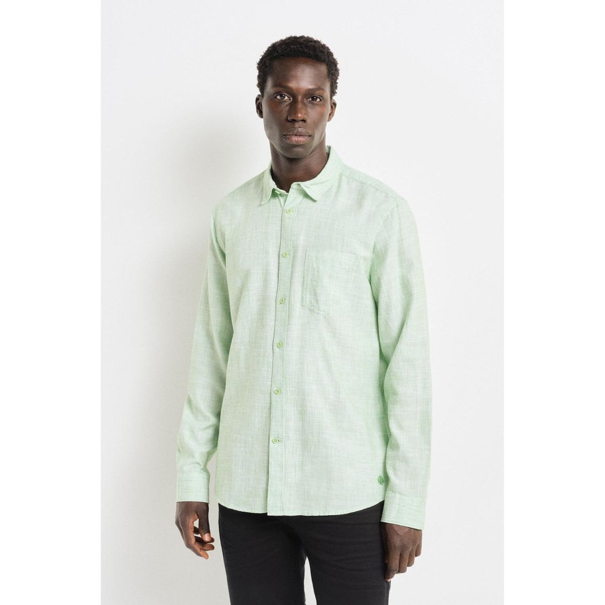 SPRINGFIELD - Camisa Manga Larga 100% Algodón Hombre Springfield