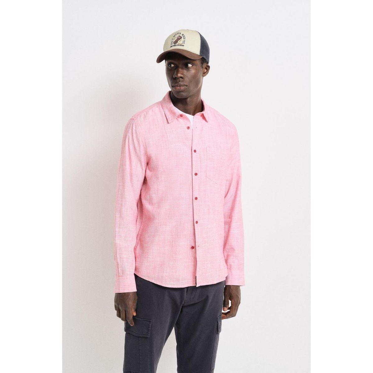 SPRINGFIELD - Camisa Manga Larga 100% Algodón Hombre Springfield