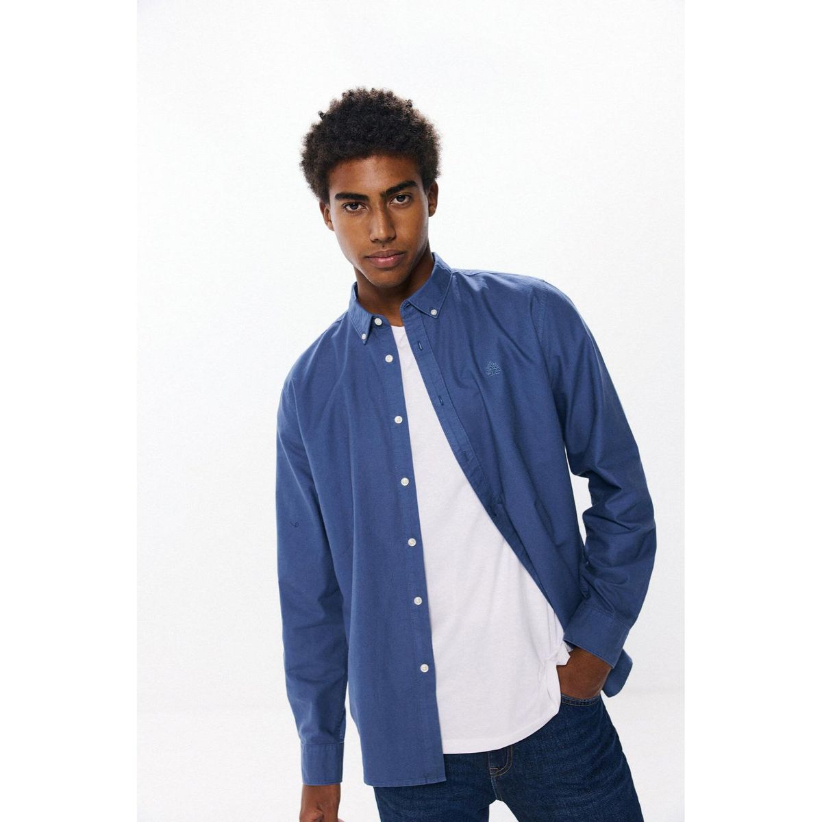 SPRINGFIELD - Camisa Manga Larga 100% Algodón Hombre Springfield