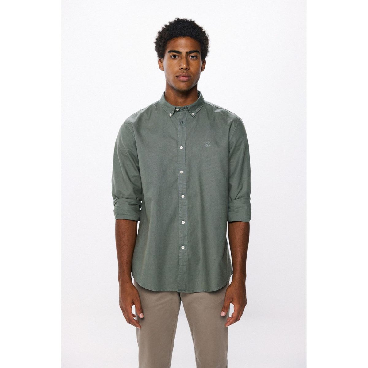 SPRINGFIELD - Camisa Manga Larga 100% Algodón Hombre Springfield