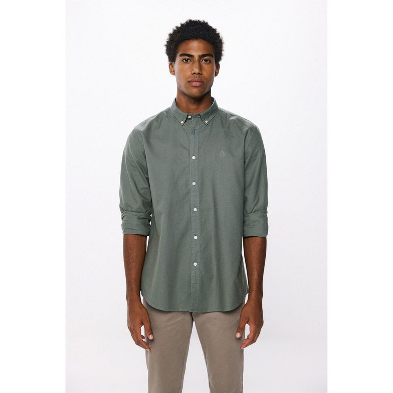 SPRINGFIELD - Camisa Manga Larga 100% Algodón Hombre Springfield