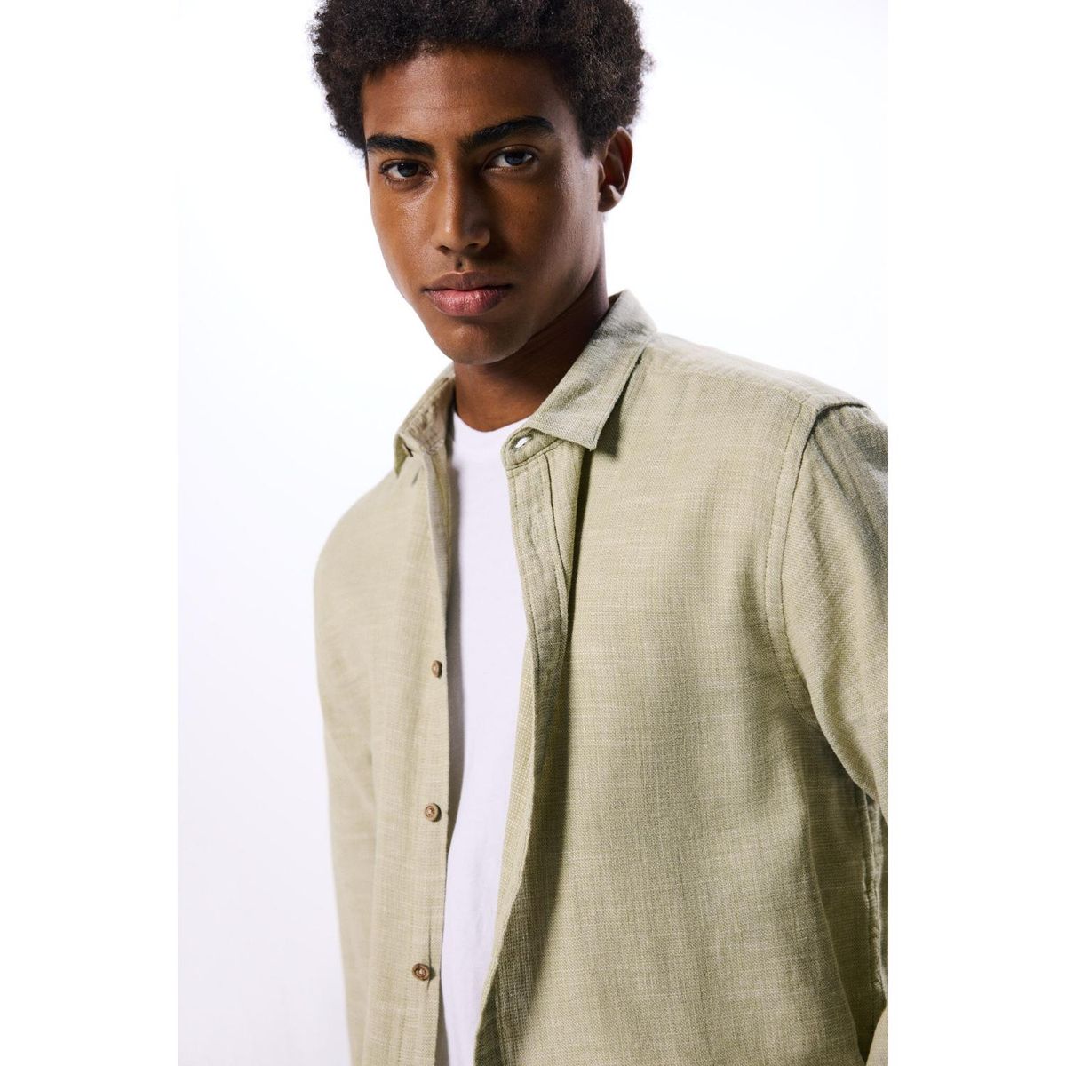 SPRINGFIELD - Camisa Manga Larga 100% Algodón Hombre Springfield