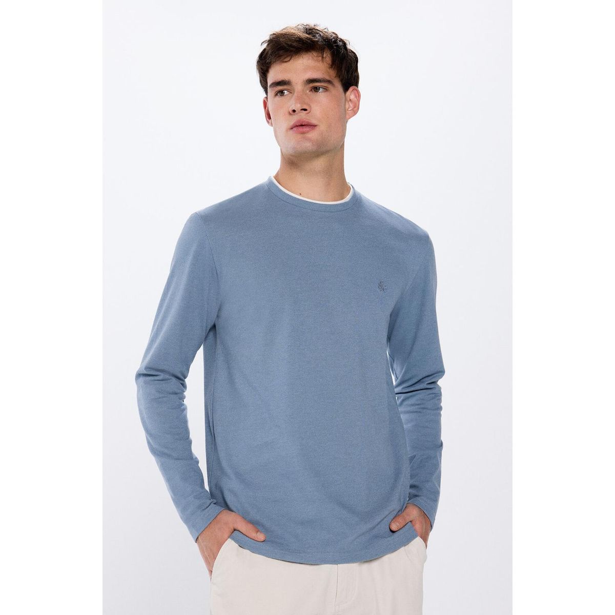 SPRINGFIELD - Polo Manga Larga Algodón Hombre Springfield