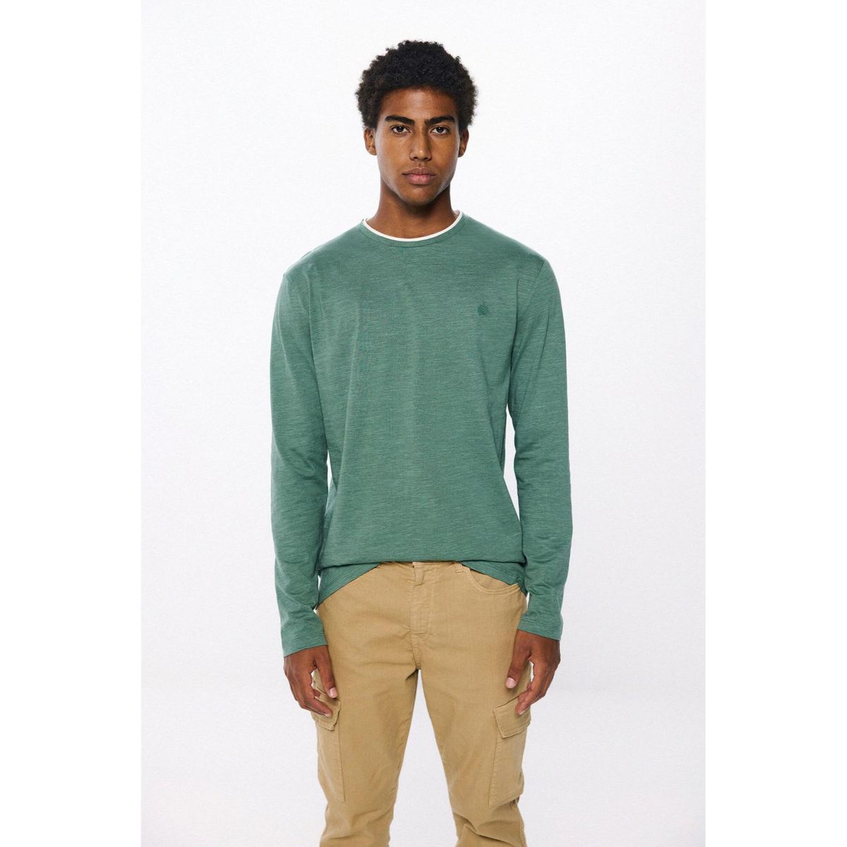 SPRINGFIELD - Polo Manga Larga 100% Algodón Hombre Springfield