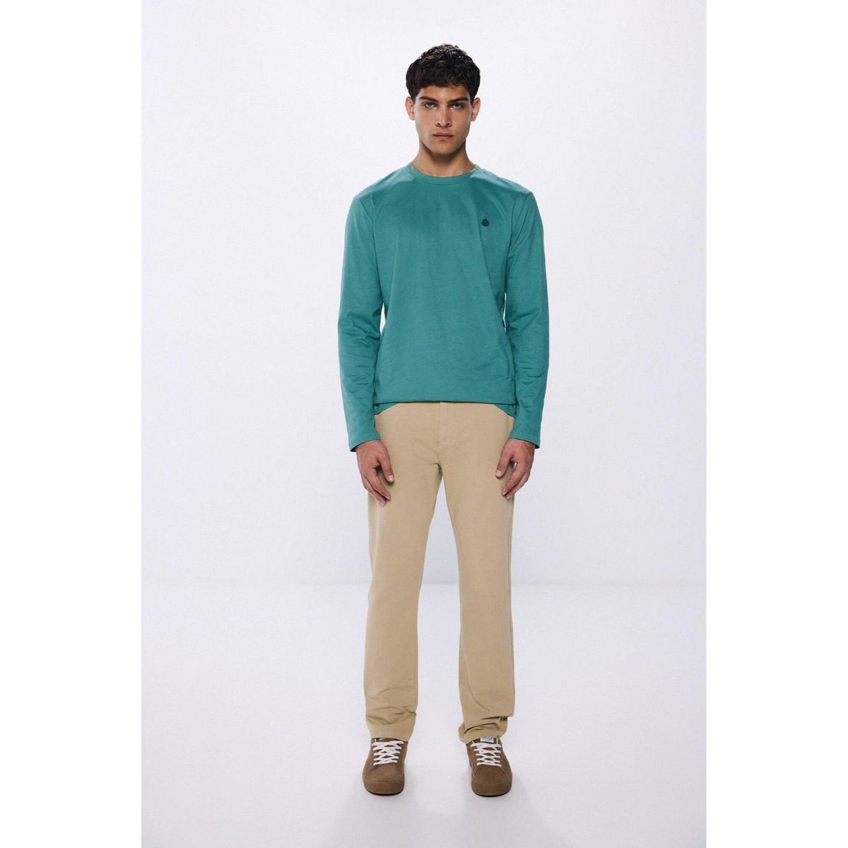 SPRINGFIELD - Polo Manga Larga 100% Algodón Hombre Springfield