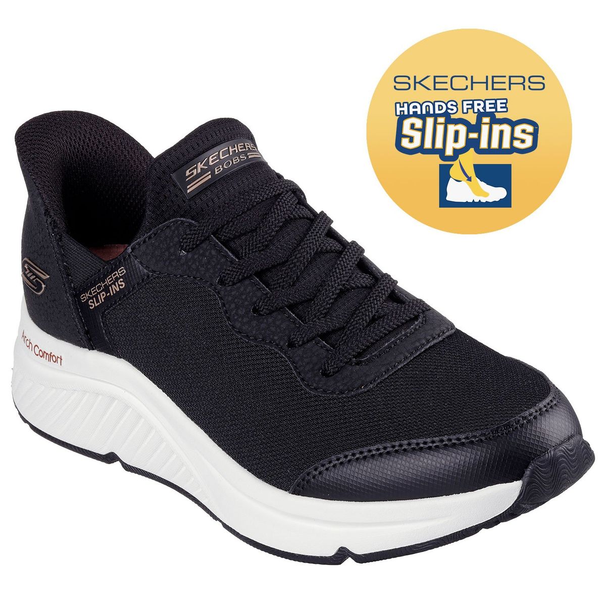 SKECHERS - Zapatillas Urbanas Bobs Arch Comfort Slip Ins Mujer Skechers