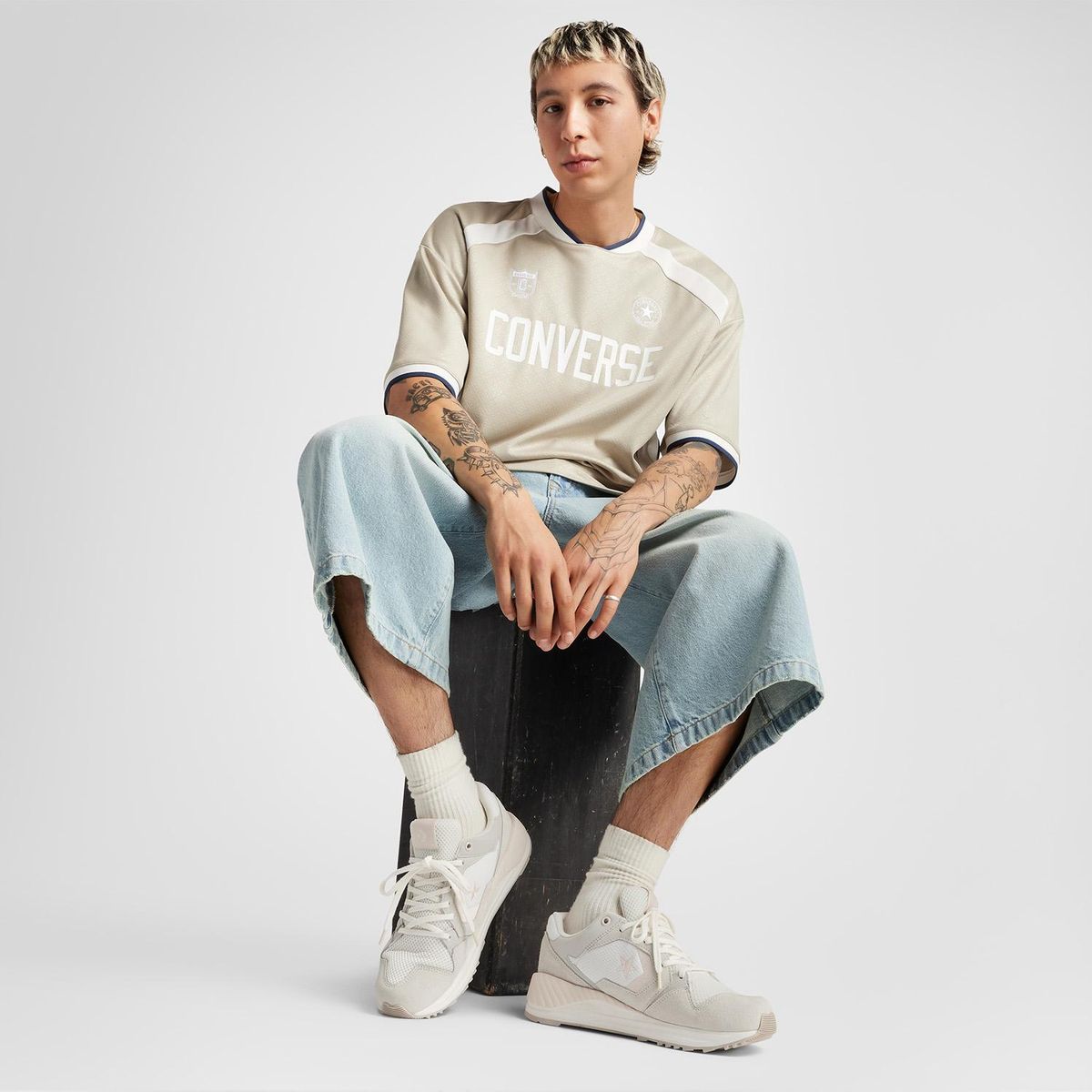 CONVERSE - Zapatillas Urbanas Mujer Converse Wave Trainer Crema