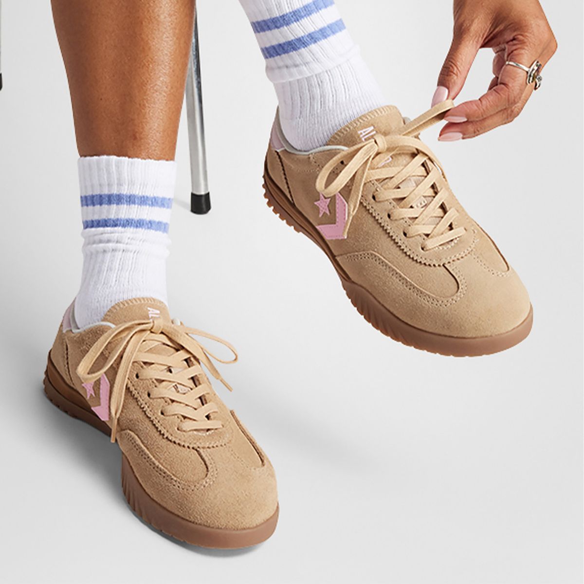 CONVERSE - Zapatillas Urbanas Mujer Converse Run Star Trainer Suede