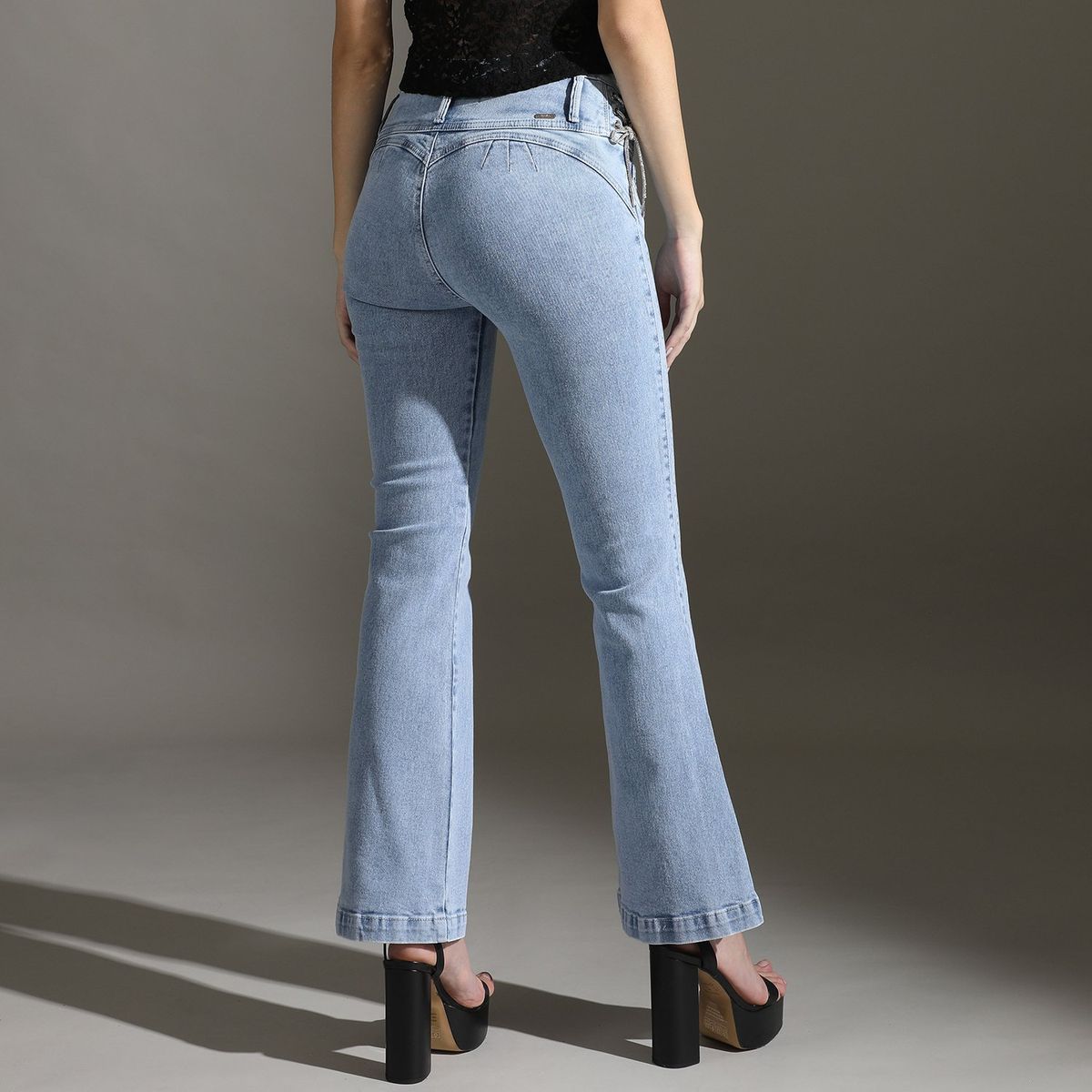 MOSSIMO - Jean Flare Algodón Mujer Mossimo