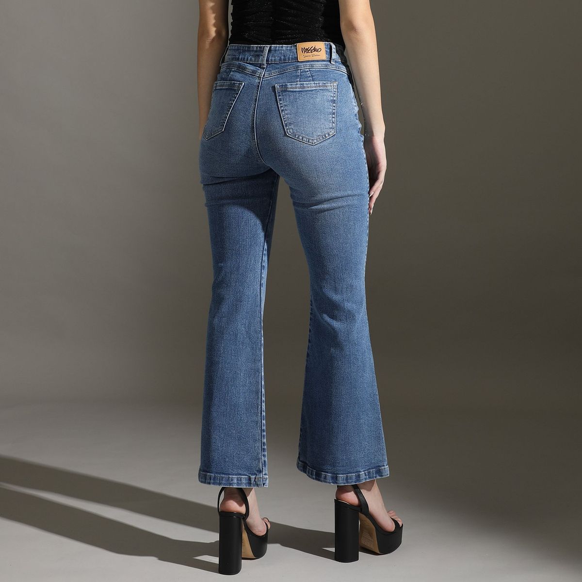 MOSSIMO - Jean Flare Algodón Mujer Mossimo