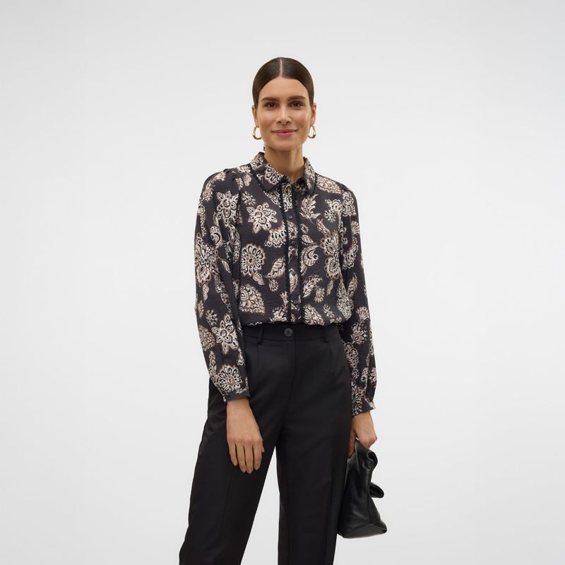 VERO MODA - Camisa Manga Larga Casual Mujer Vero Moda