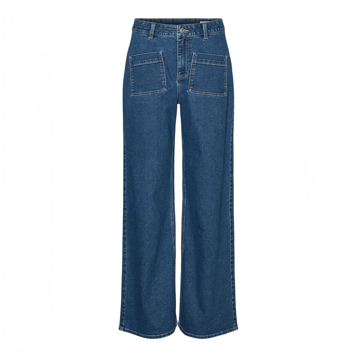 VERO MODA - Jean Wide Leg Tiro Alto Mujer Vero Moda