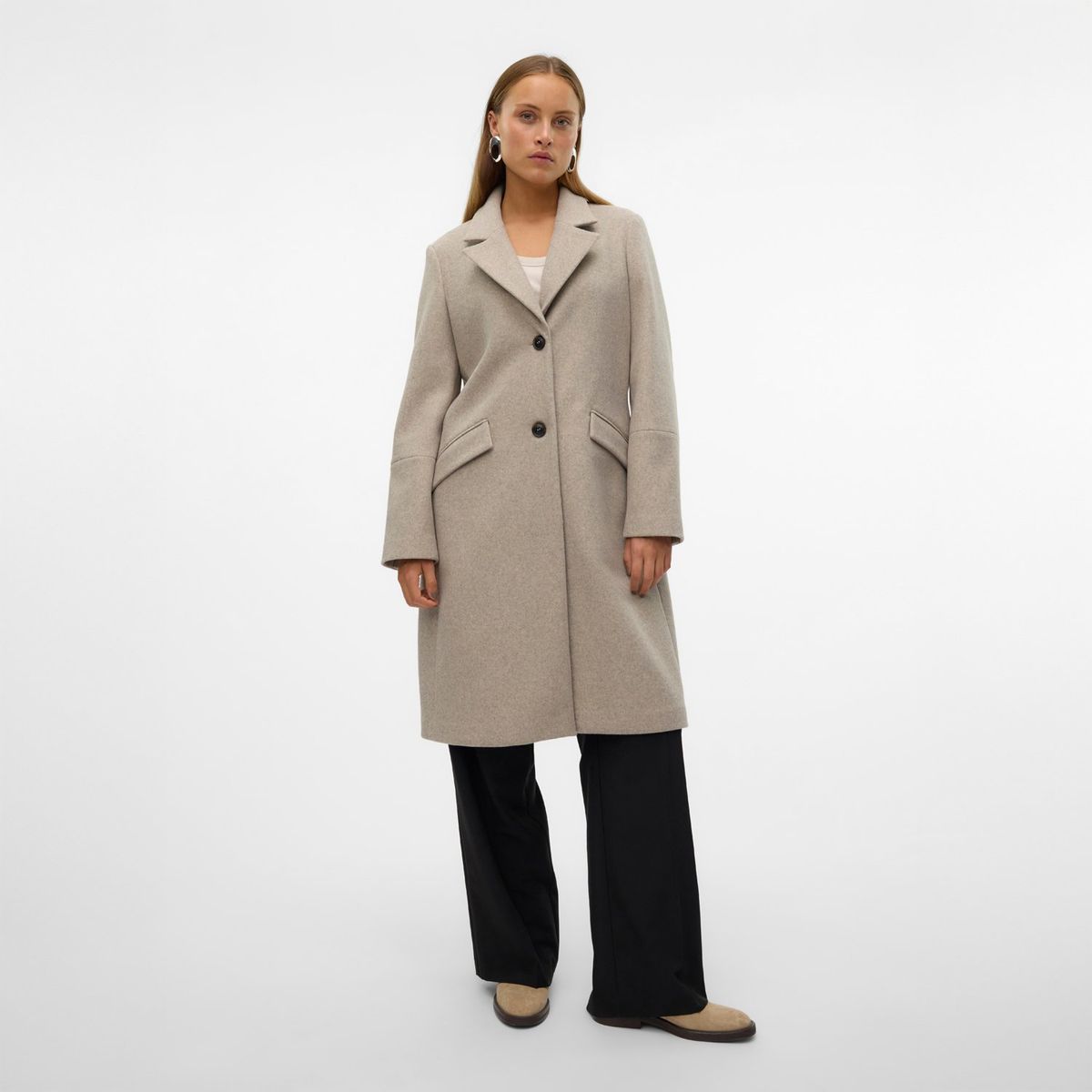 VERO MODA - Abrigo Casual Mujer Vero Mosa