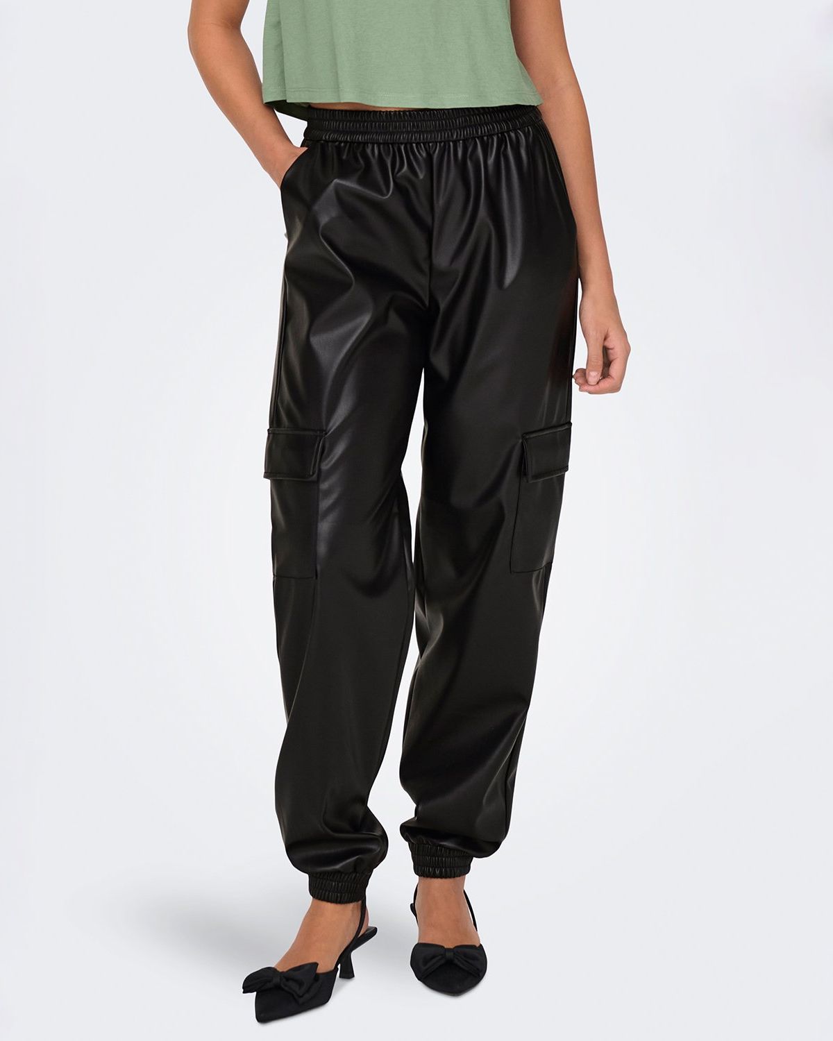 Pantalon Cargo Negro Mujer Falabella Pantalón Cargo Mujer Only ONLY