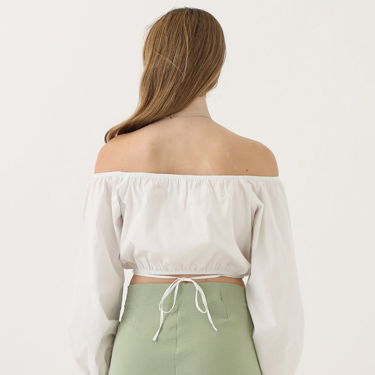 SYBILLA - Blusa Manga Larga Algodón Mujer Sybilla