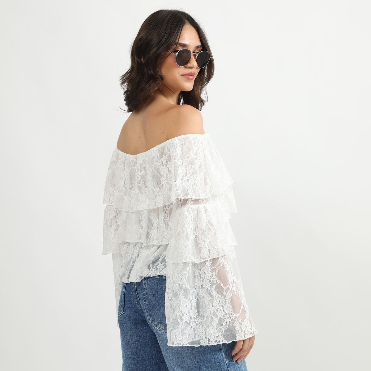 SYBILLA - Blusa Manga Corta Casual Mujer Sybilla