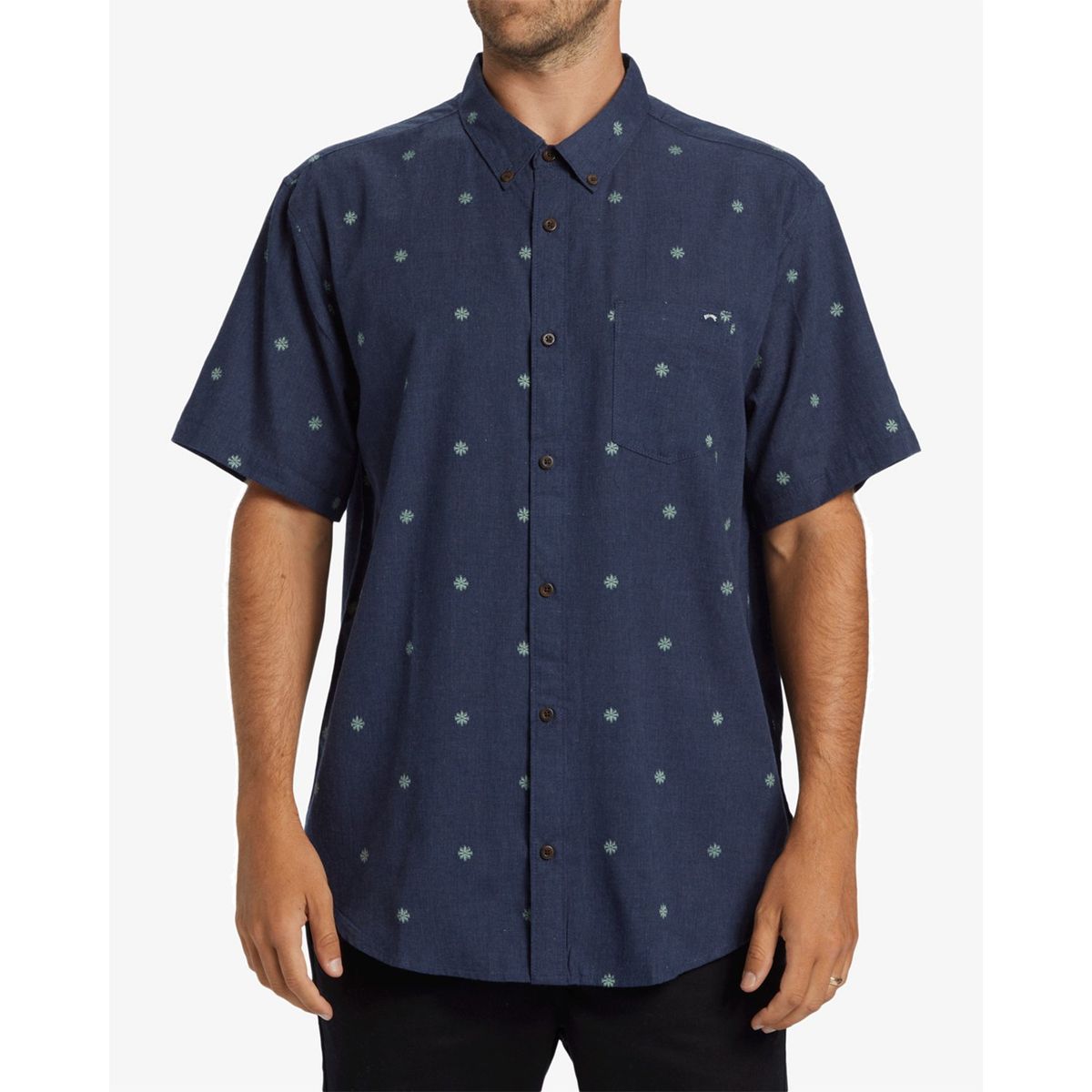 BILLABONG - Camisa Manga Corta 100% Algodón Casual Hombre Billabong