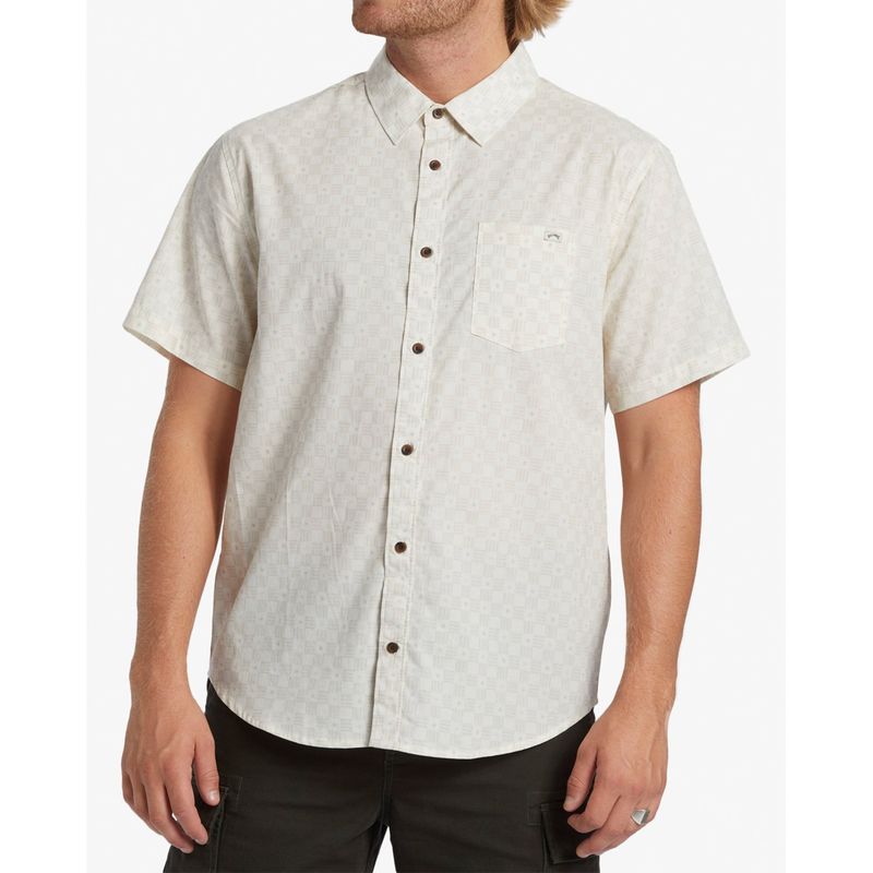 BILLABONG - Camisa Manga Corta 100% Algodón Casual Hombre Billabong