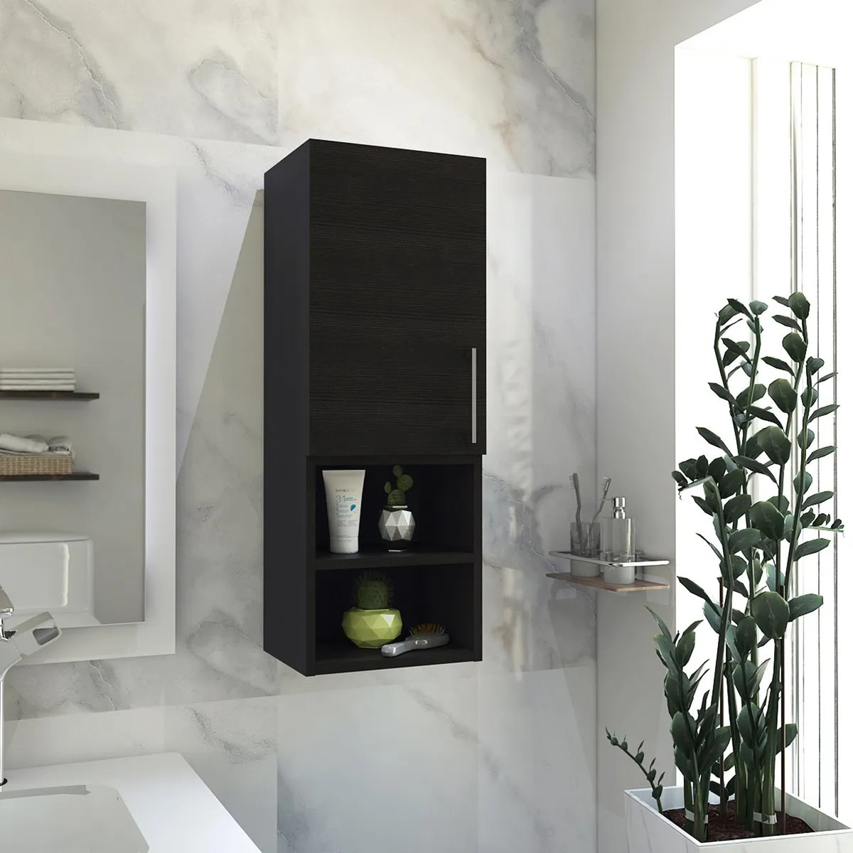 TUHOME - Mueble Auxiliar De Baño Barcelona