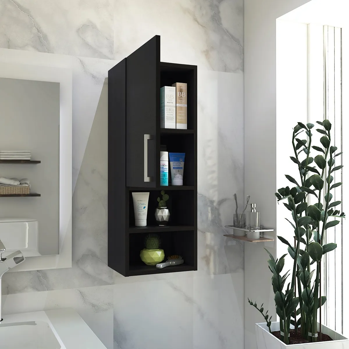 TUHOME - Mueble Auxiliar De Baño Barcelona