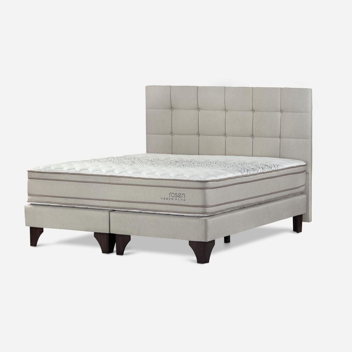 ROSEN - Dormitorio Europeo Tempo Plus Issey Niebla Queen