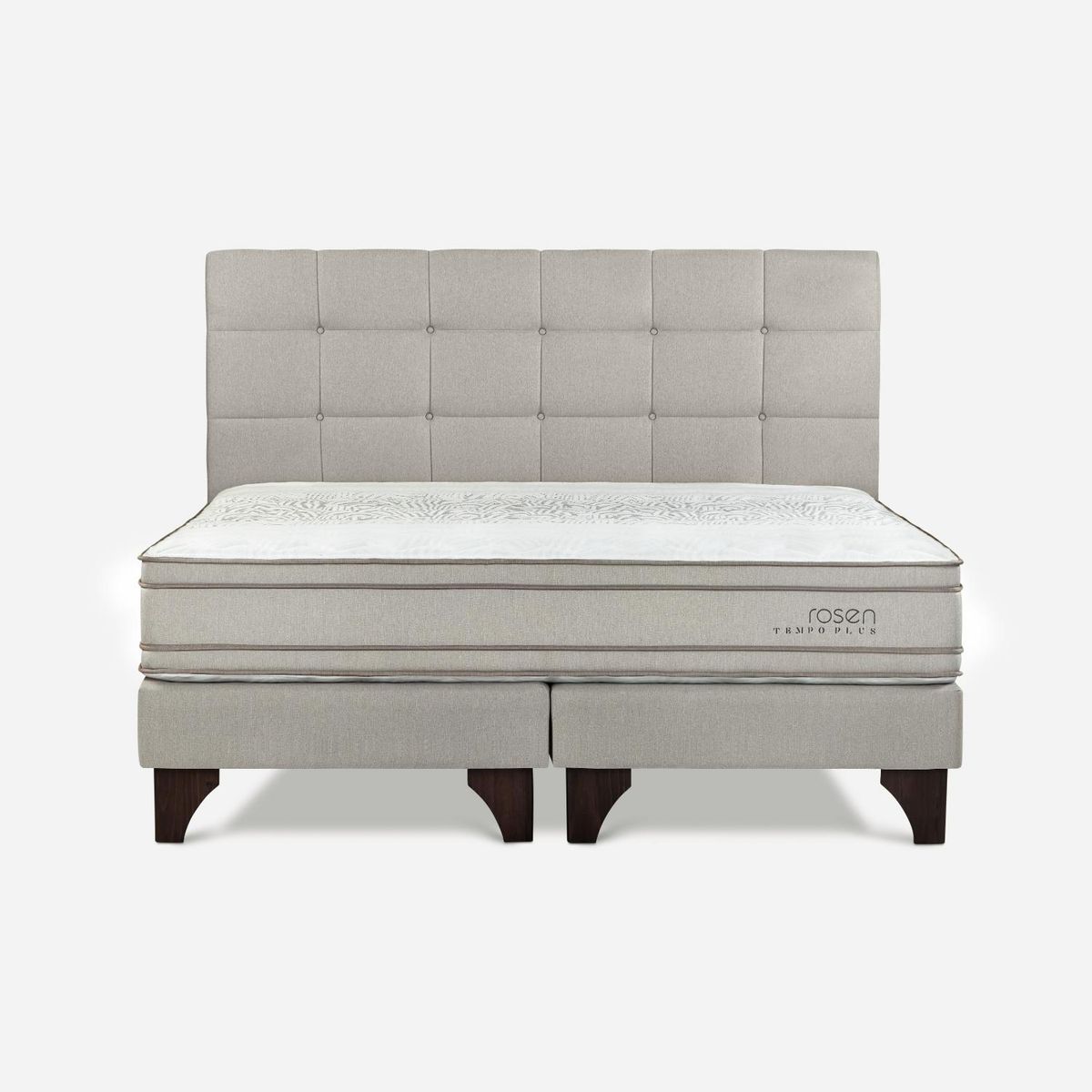 ROSEN - Dormitorio Europeo Tempo Plus Issey Niebla Queen