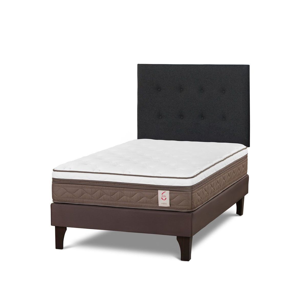 ROSEN - Dormitorio Europeo New Style 6 West Azul 1.5 Plz