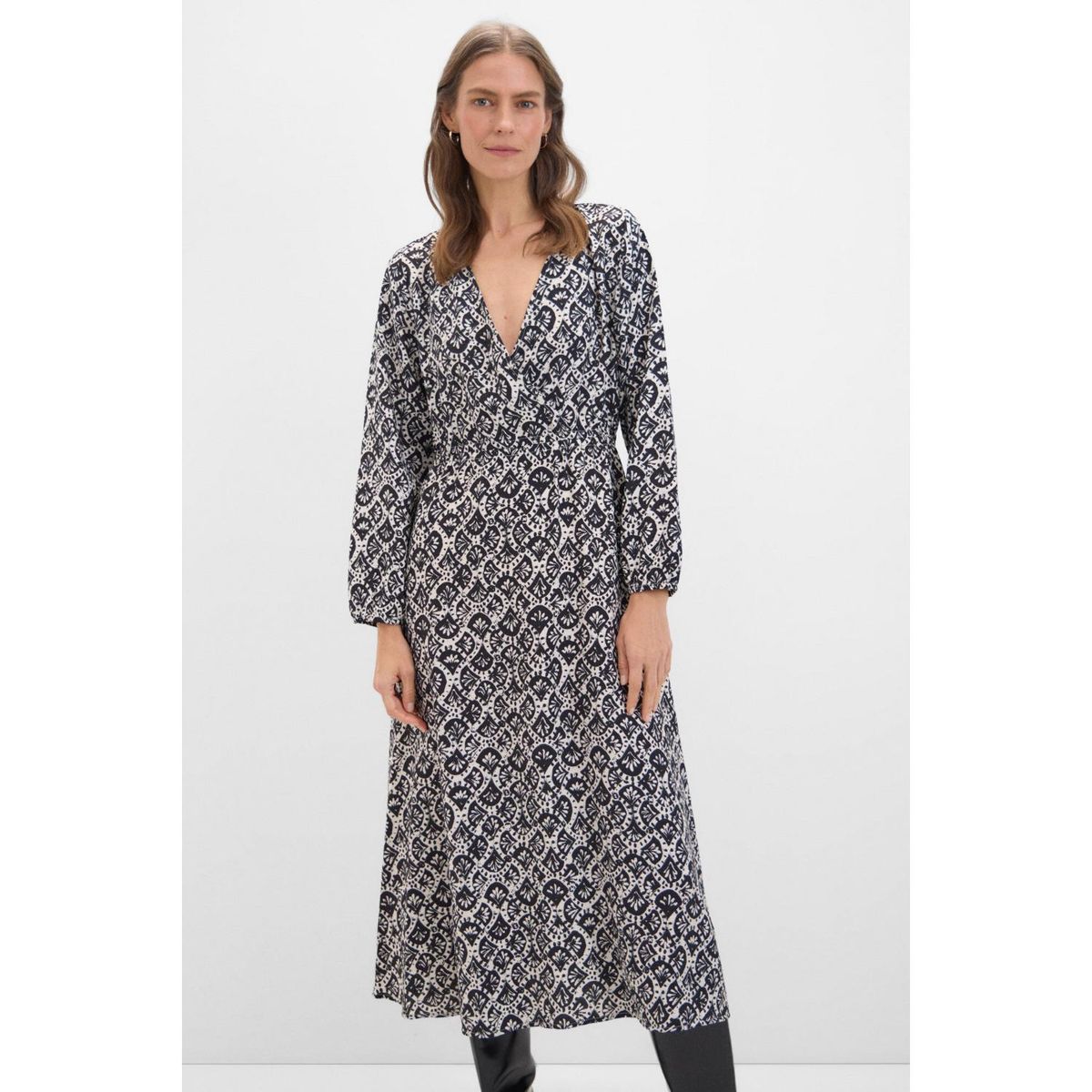 CORTEFIEL - Vestido Largo Casual Mujer Cortefiel