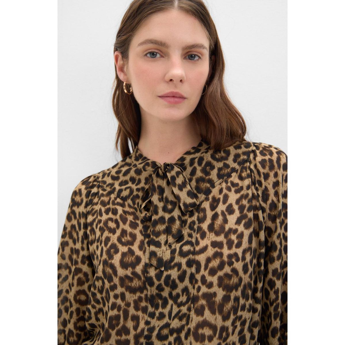 CORTEFIEL - Blusa Manga Larga Casual Mujer Cortefiel