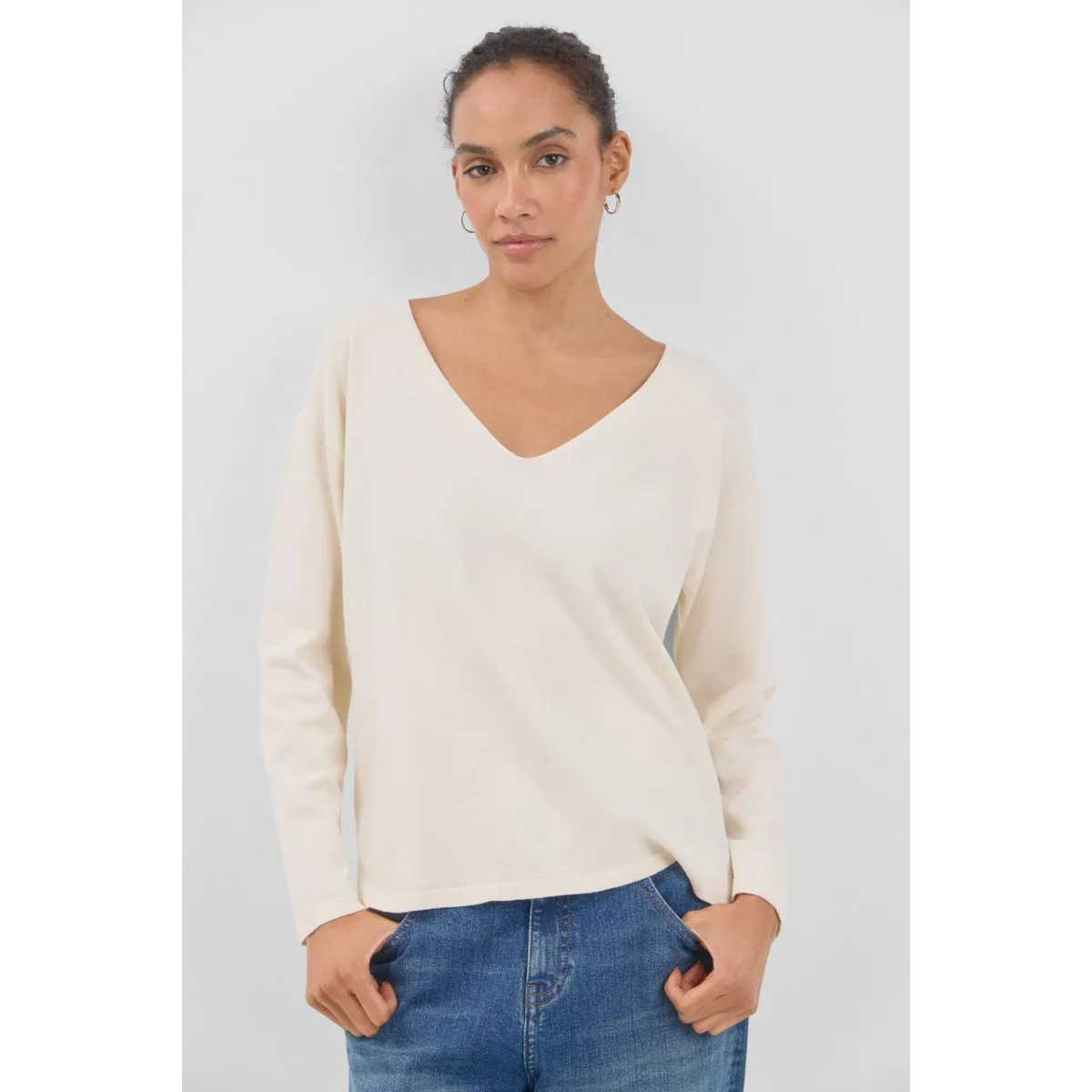 CORTEFIEL - Chompa Casual Mujer Cortefiel