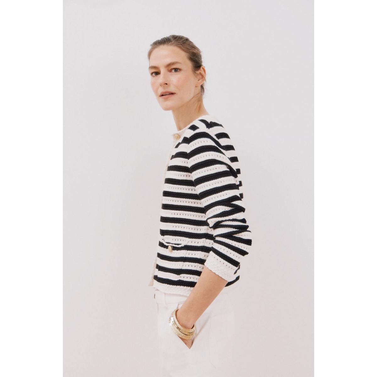 CORTEFIEL - Chompa 100% Algodón Mujer Cortefiel