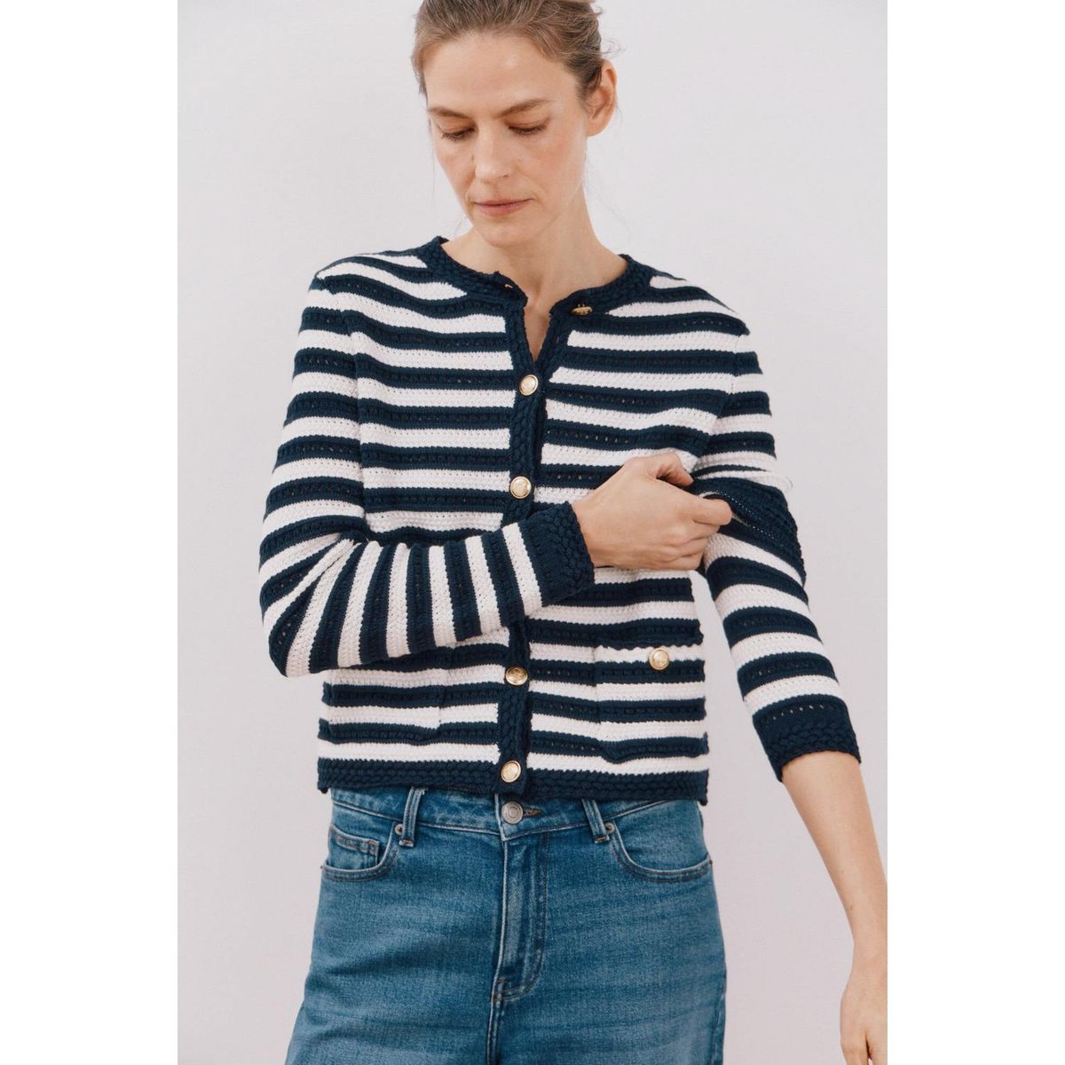 CORTEFIEL - Chompa 100% Algodón Mujer Cortefiel