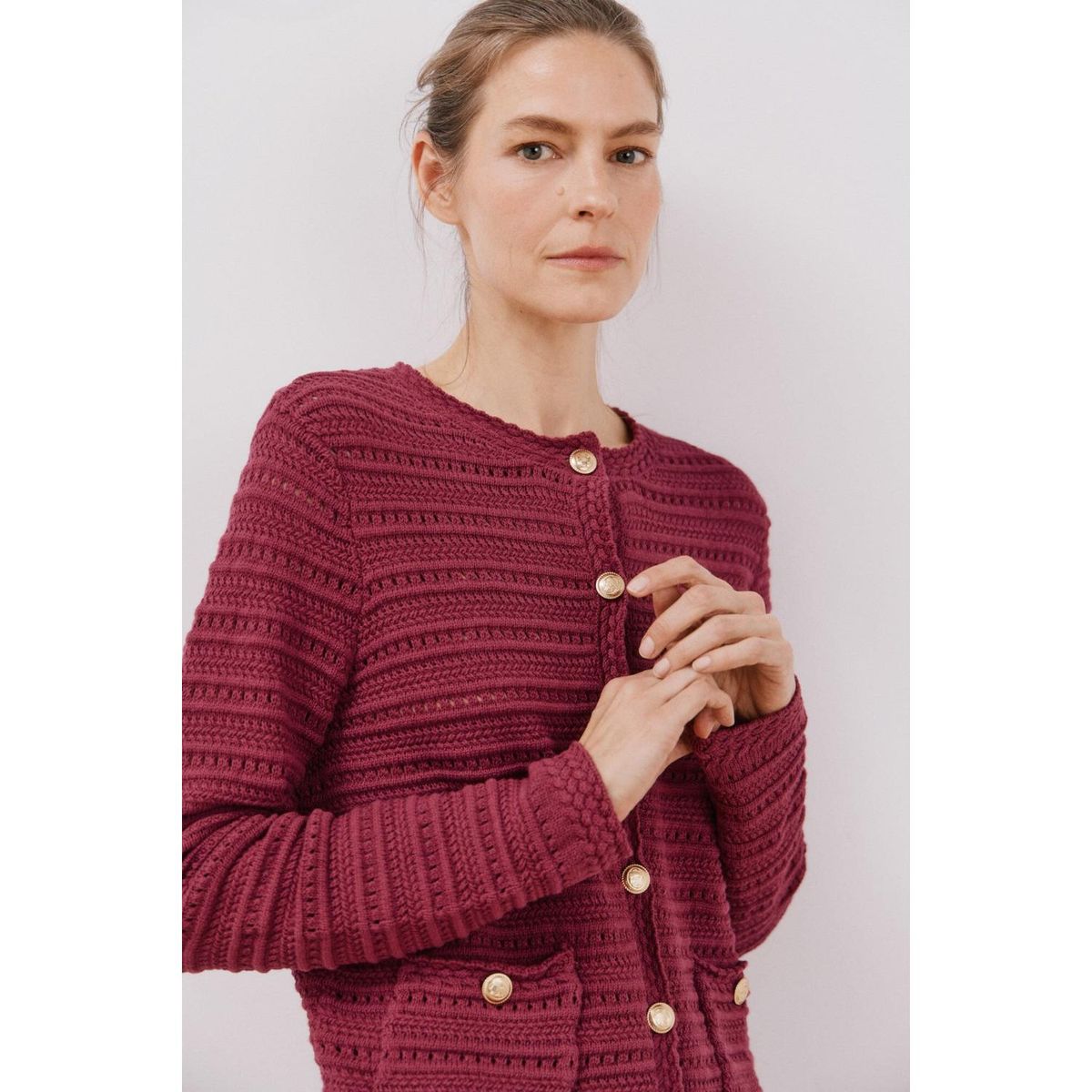 CORTEFIEL - Chompa 100% Algodón Mujer Cortefiel