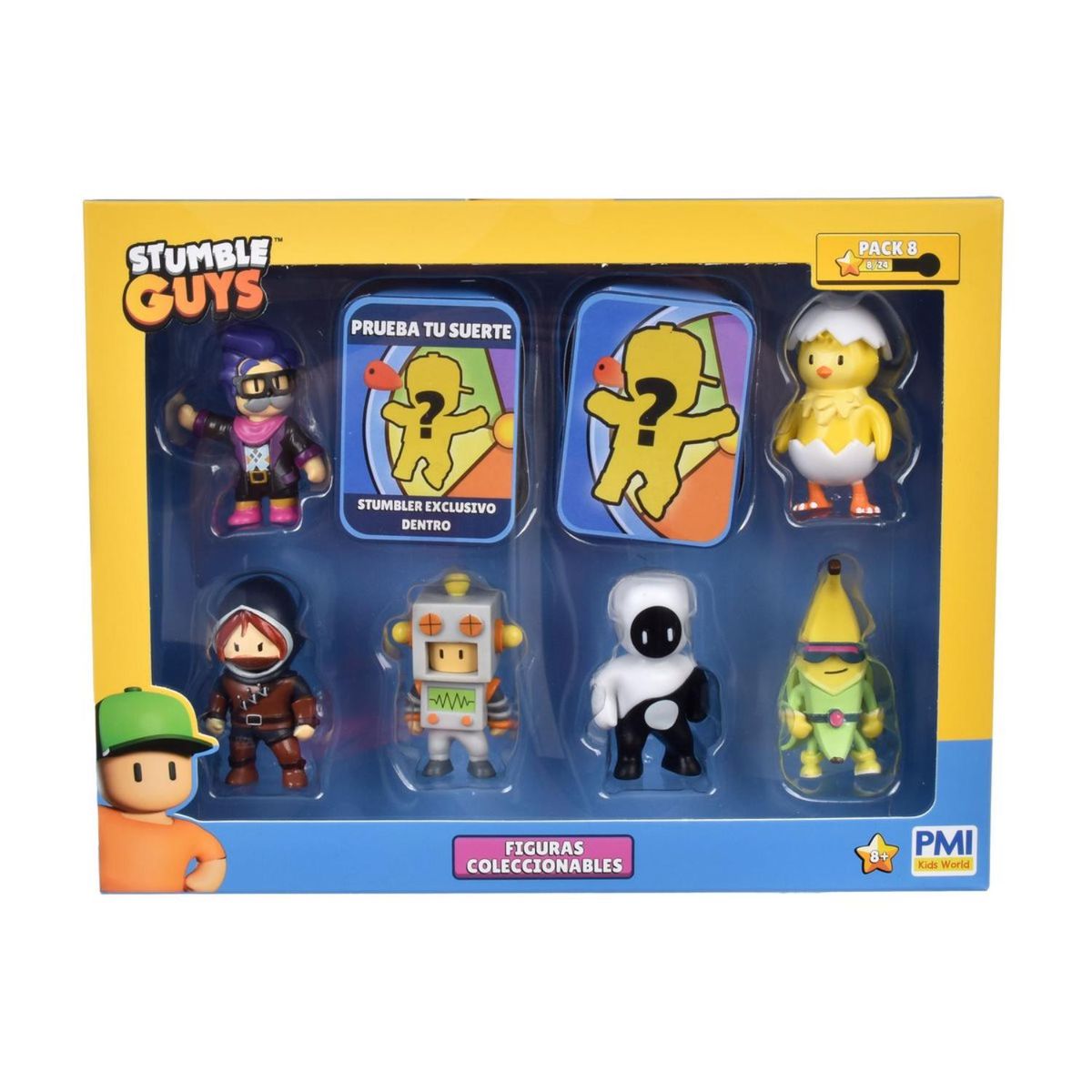STUMBLE GUYS - Pack 8 Figuras 5 Cms Stumble Guys