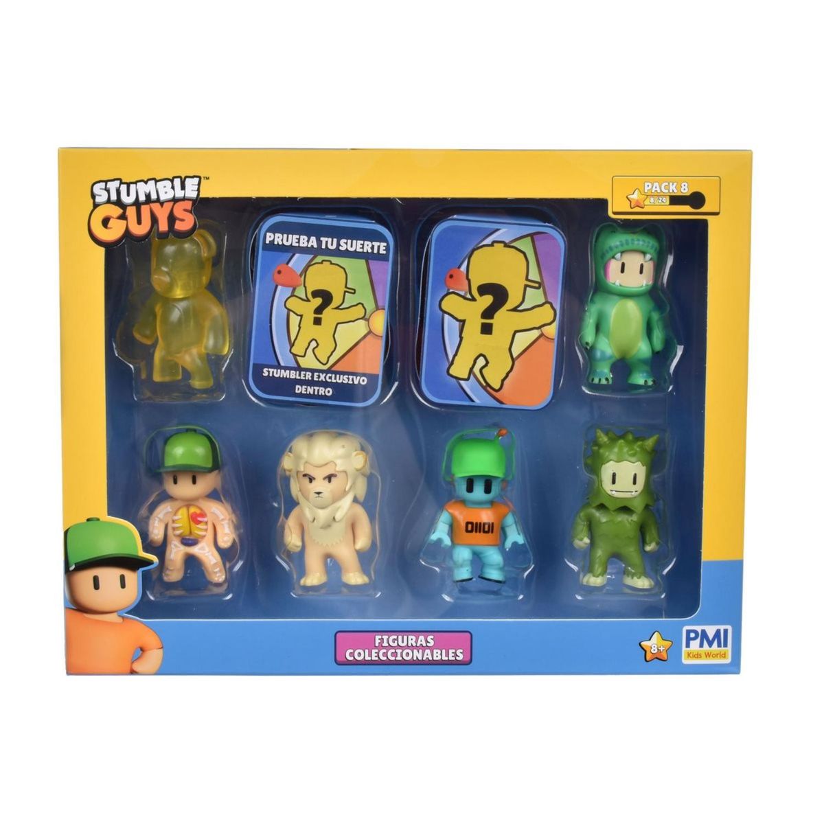 STUMBLE GUYS - Pack 8 Figuras 5 Cms Stumble Guys